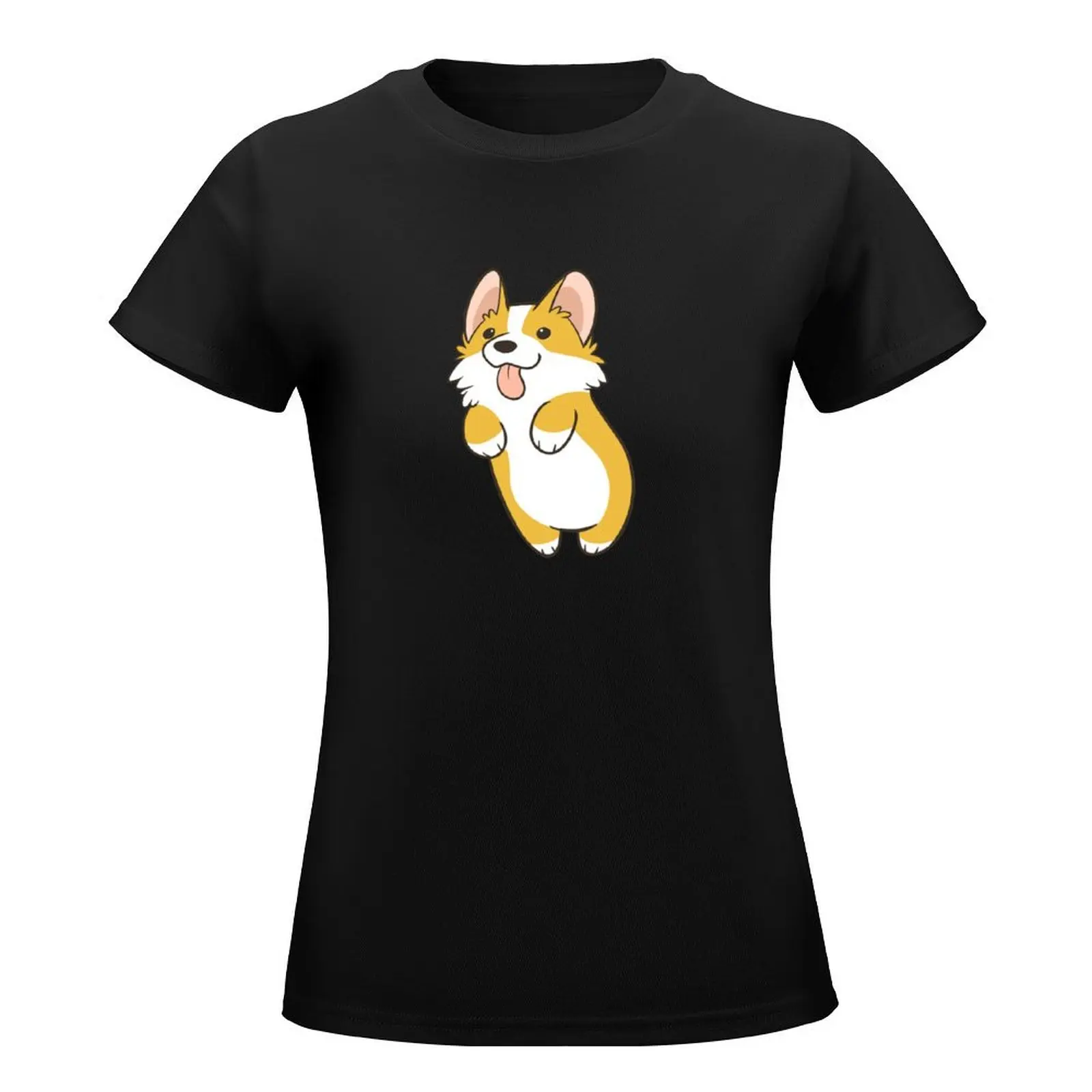 Pembroke Corgi T-Shirt summer tops Aesthetic clothing summer top funny white t shirts for Women