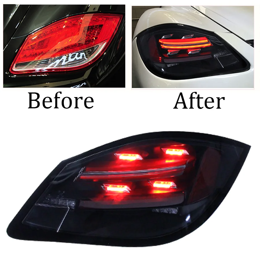 

1Pc Car LED Rear Lamp Tail Light Taillight Lamp Assembly Brake Reverse Warning Singinal Light For Porsche Cayman 987.2 2009-2012