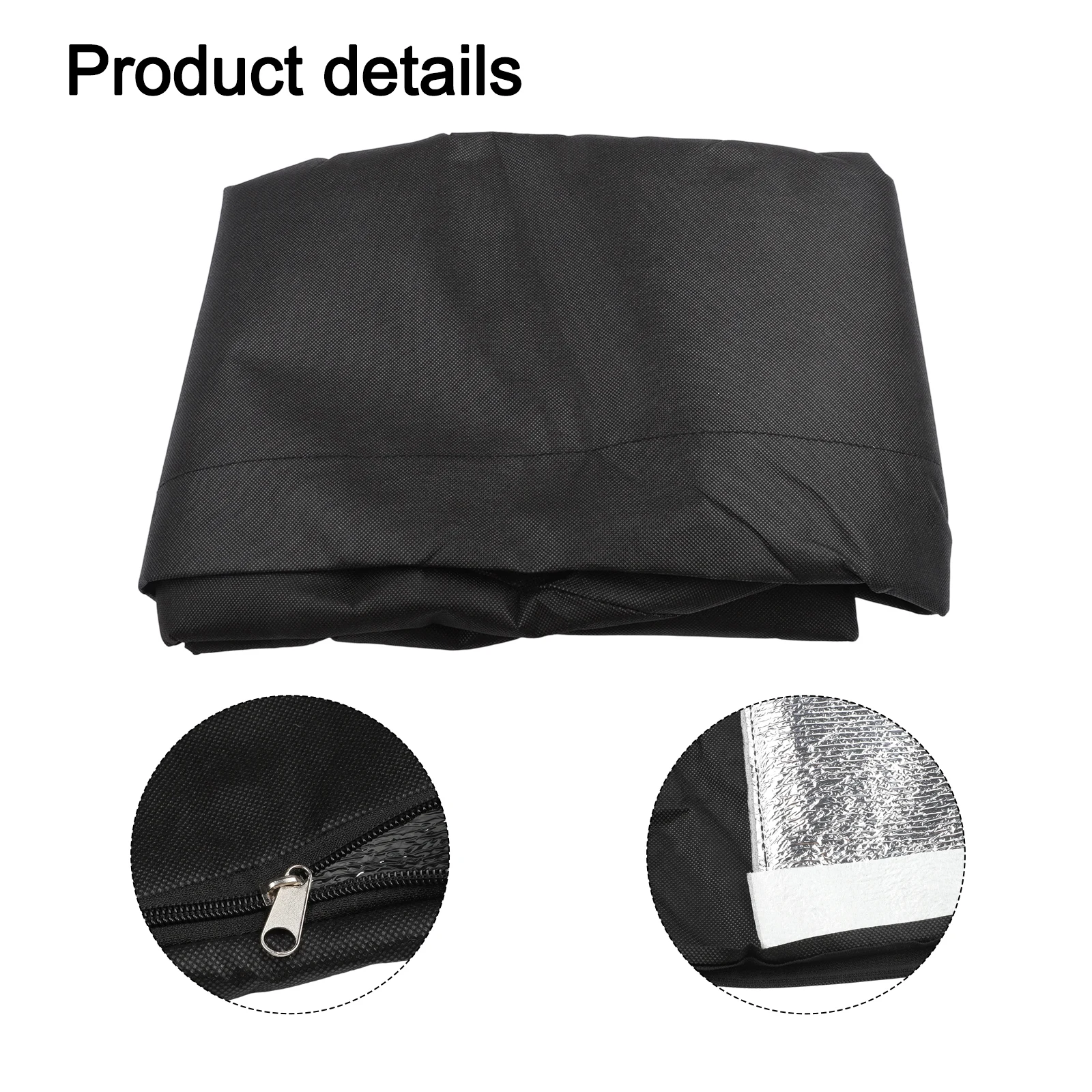 Winter black plant pot cover 65 by 70 cm made of PP material insulation for protecting potted plants from frost