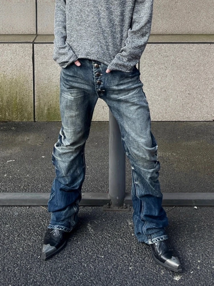 

Y2K Baggy 2000s Denim Trouser Vintage Washed Casual Minimalist Kpop Pants Women Retro High Waist Grunge Street Jeans