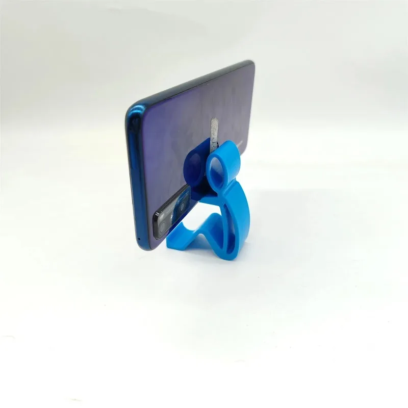 Mobile Phone Stand Little Man Multifunctional Small Material Holder Phone Rack Horizontal Hanging Portable Neutral Bracket