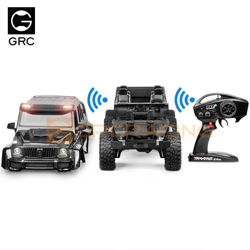 GRC 4-Channel Wireless SMD LED Control System / Bluetooth linkage Head&Tail lights For TRAXXAS TRX4 TRX6 Benz G500 G63 #G150PG