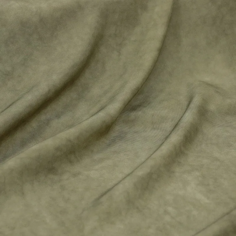 

18MM soil-dyed silk fabric twill dyed and stir-fried wide