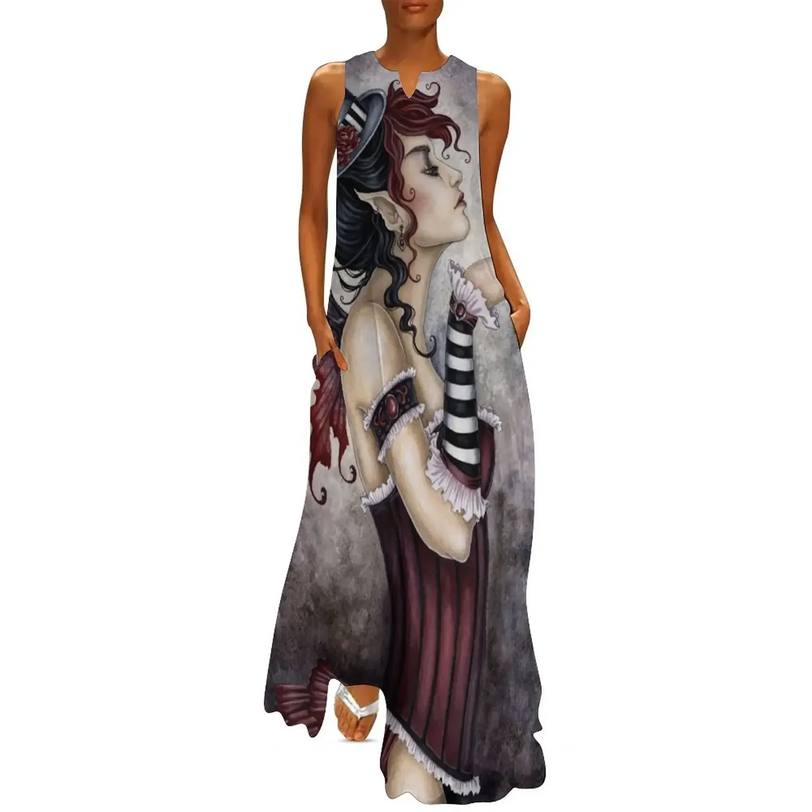 

Fae Risque Long Dress ladies dresses for women 2025 women clothing 2025 new arrivals dress for women clothes for Dress
