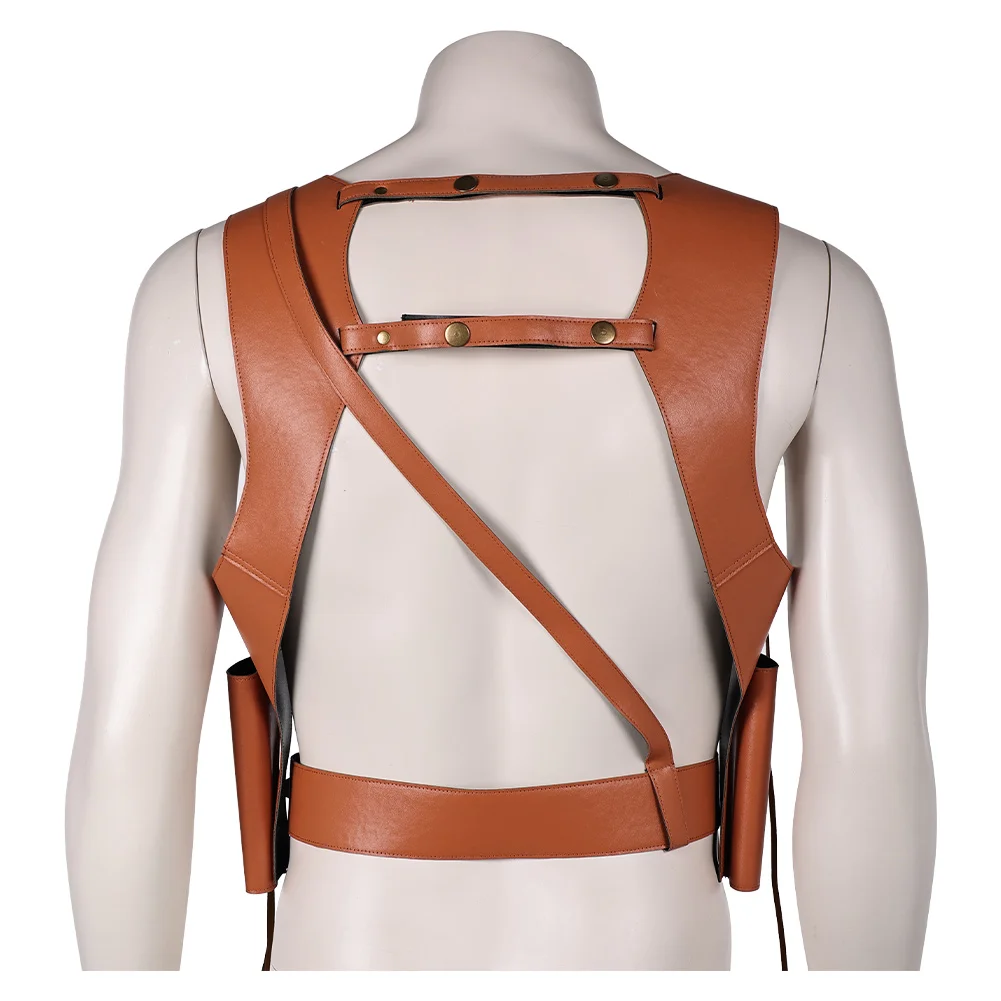 Rick O Connell Suspender Harness Holster เข็มขัดเอว 1997 ภาพยนตร์ Mummy คอสเพลย์แฟนตาซีปลอมตัวเครื่องแต่งกายอุปกรณ์เสริมผู้ใหญ่ผู้ชาย Prop
