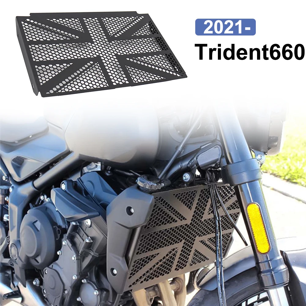 

2022 FOR Trident660 Radiator Guard Protector For Triumph Trident 660 2021 Grille Cover for Radiator Protective Grill Guard Cover
