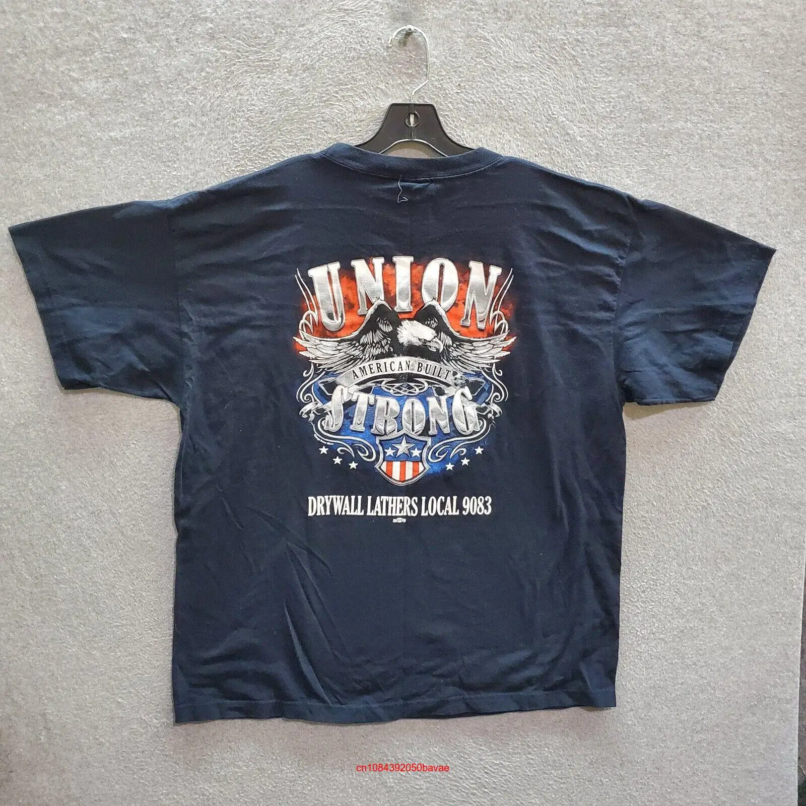 Футболка мужская с длинным или коротким рукавом и принтом орла, 2XL