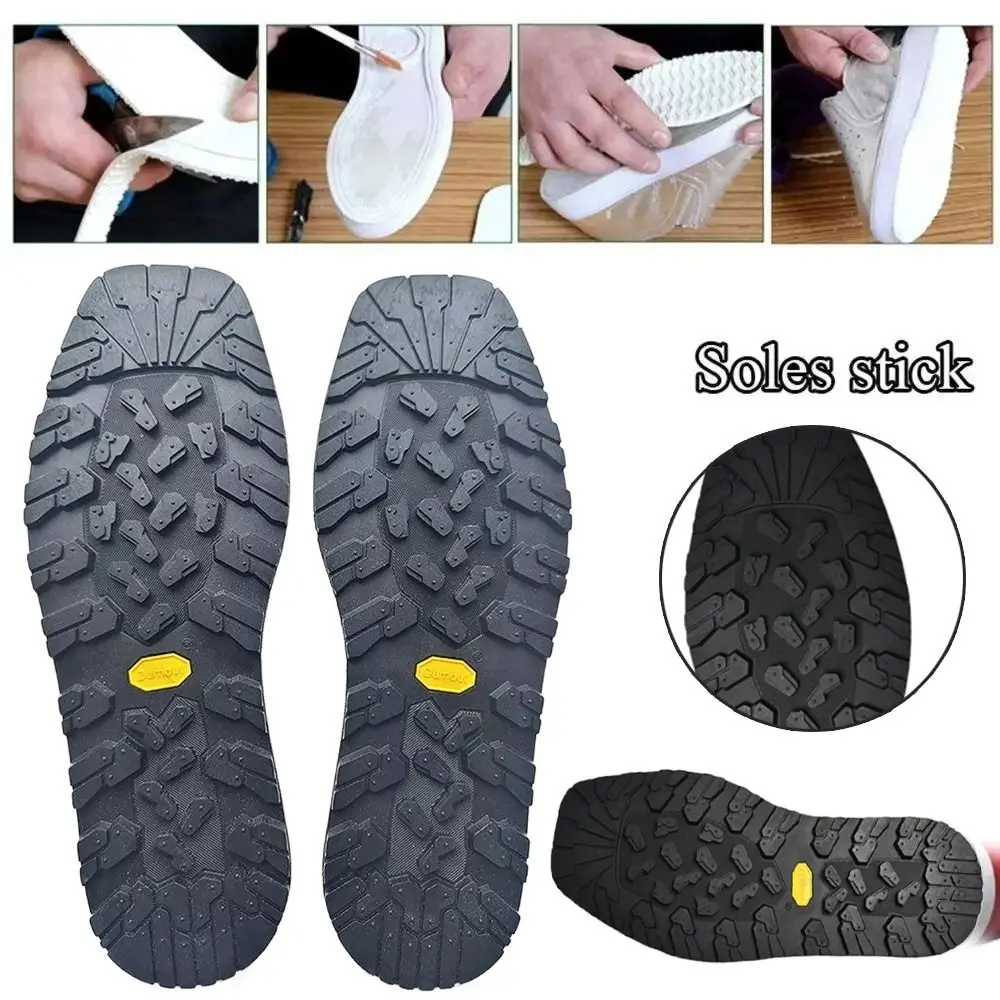 Wearable Rubber Non-Slip Shoe Stickers DIY Cuttable Wear-resistant Anti Slip Pads Thick Material Leather Compatible