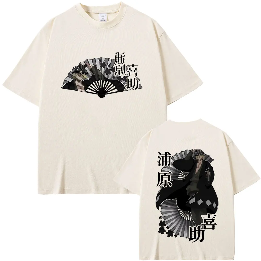 

Anime Bleach Urahara Kisuke Graphic T-shirts Summer Men Women Manga Fashion Casual Soft Cotton Tshirt Male Vintage Streetwear