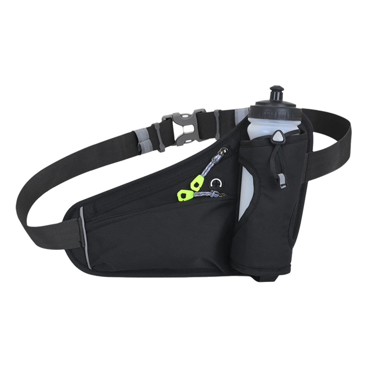 

Fanny Pack with Water Bottle Holder Crossbody Bag with Extension Strap Running Belt Hydration Waist Pack for Walking Running