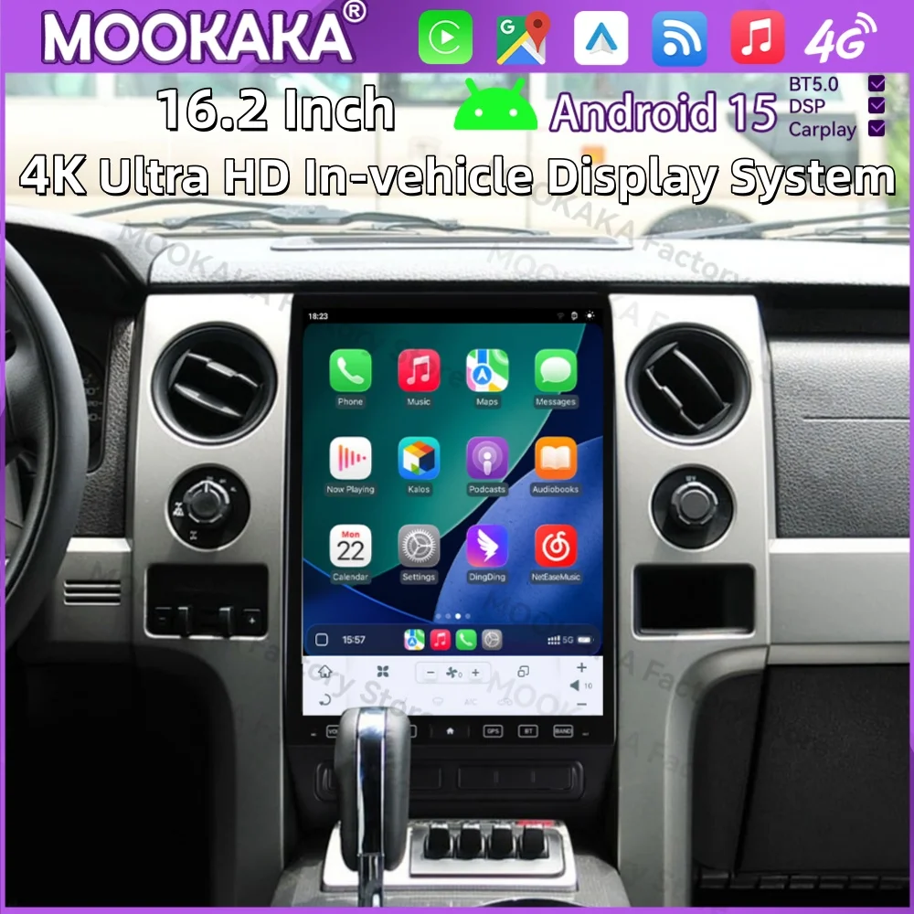 

4K Ultra HD Android 15 Car Radio For Ford F-150 Raptor 2009~2012 GPS Multimedia Player Navigation Car Stereo Receiver Head Unit