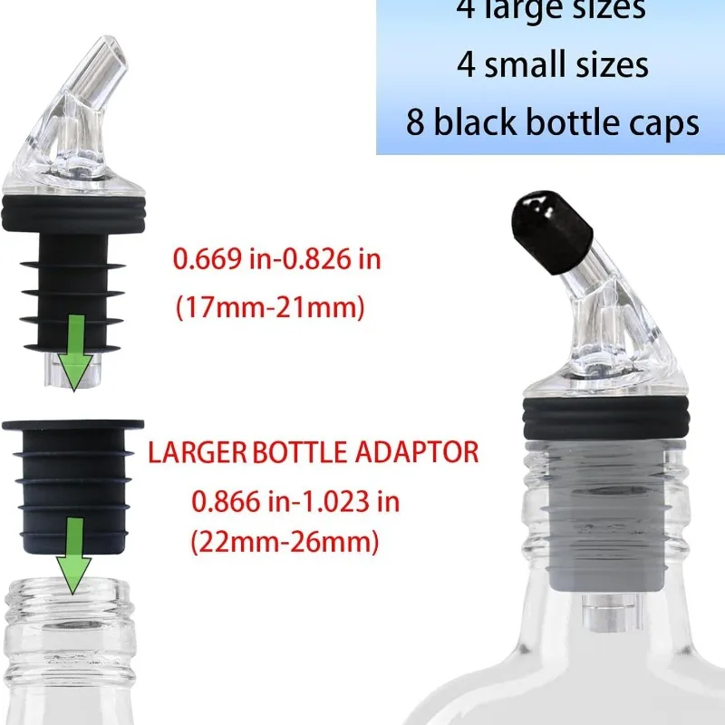 

Универсальный дозирующий носик для бутылок, многофункциональная сменная насадка для дозирования жидкости, прочные герметичные аксессуары.