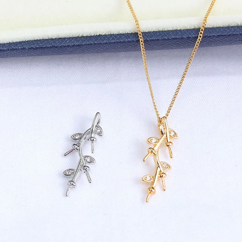 

5pcs Pendant Clasp Bail Connector Copper Plated 18K Gold Pendant Settings Jewelry Findings Parts Fittings Connection Accessories