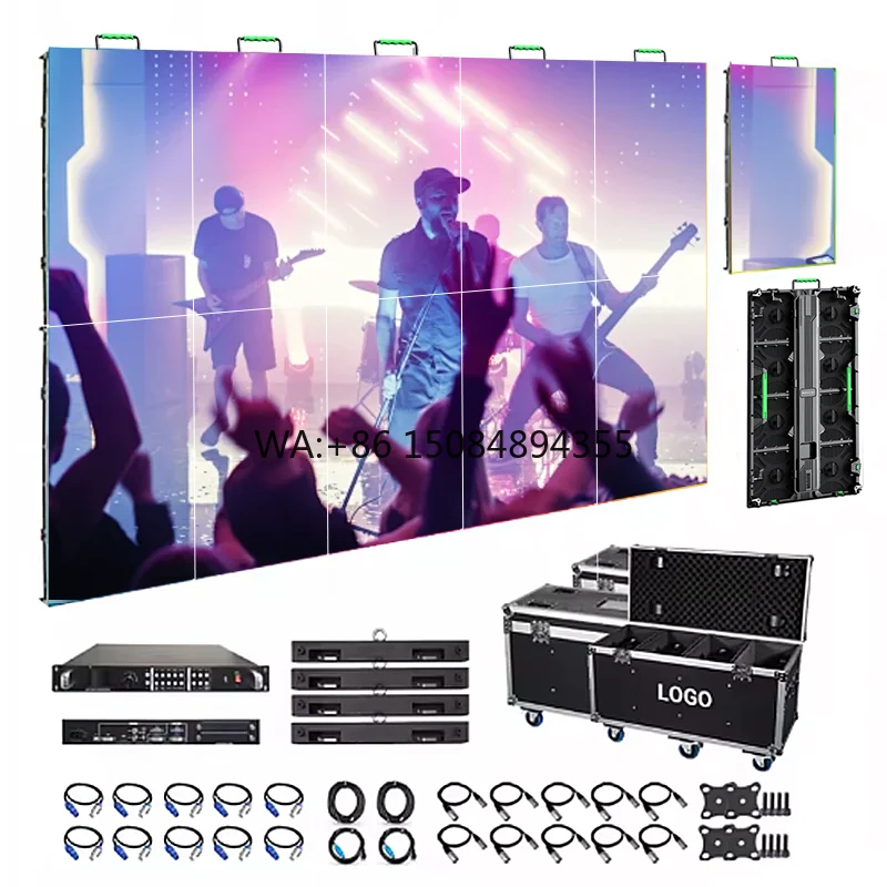 

Waterproof Giant Stage P2.6 P3.9 Rental Screen Led Video Wall Panel Screen for Outdoor Concert Led Display