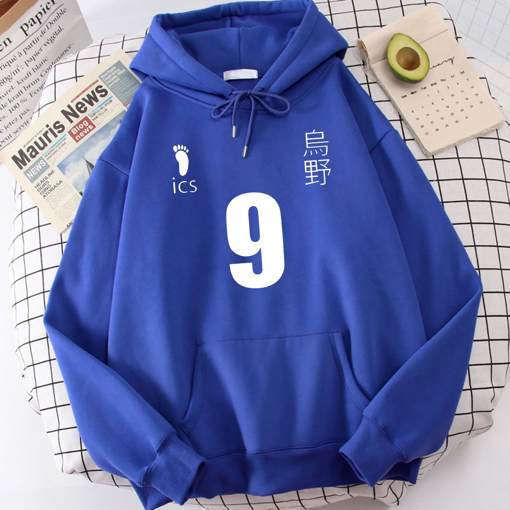 Kageyama Tobio Haikyuu Anime Print Hooded Mens Autumn Casual Hoodies Loose Warm Hoodie Hip Hop High Quality Unisex Tracksuit