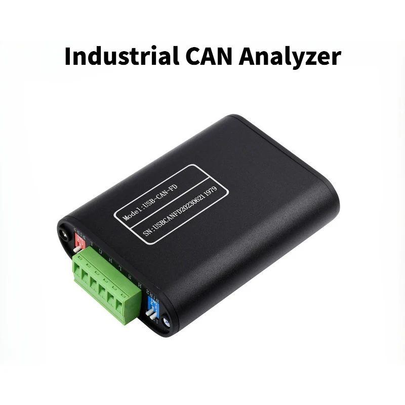 Industrial CAN Analyzer – USB to CAN/CAN FD Bus Converter & Data Analyzer, Dual Channel Isolated, Bidirectional