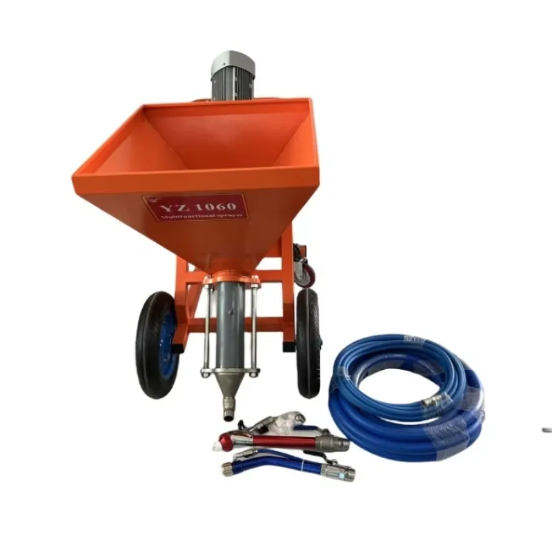 Fine Finish Airless Paint Sprayer Equipment Big Flow Wall Plaster Sprayer Cement Mortar Paint Spraying Machine for Construction
