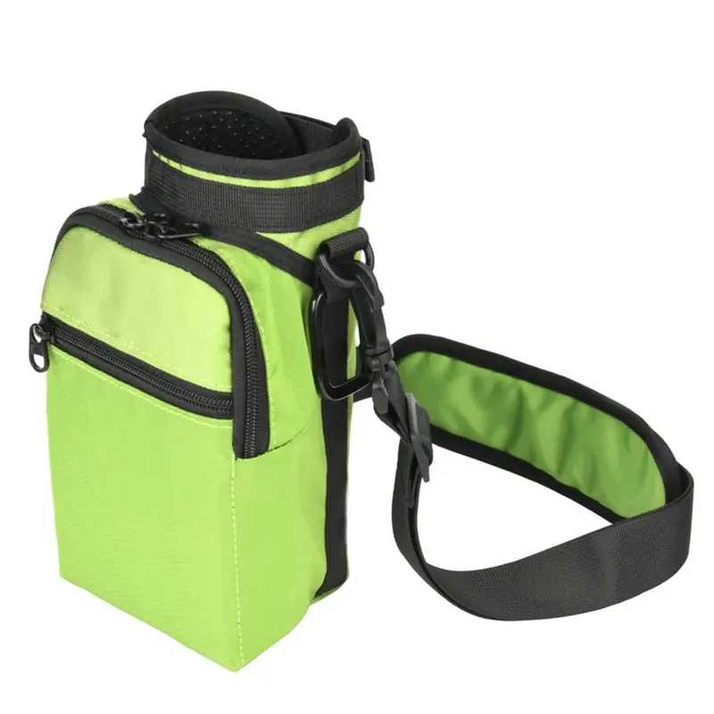 M11K-Water Bottle Bag With Adjustable Shoulder Strap For Owala Freesip, Includes Phone Pocket For-For Walking Camping Storage