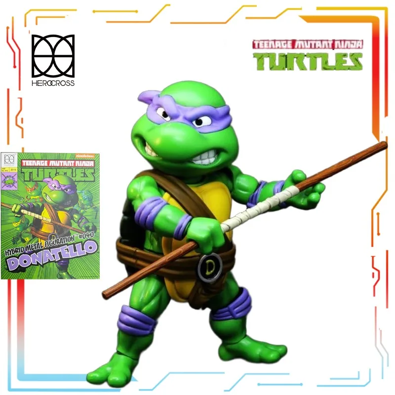 Herocross original q-versão produto acabado móvel modelo requintado tmnt anime brinquedos modelo colecionável presente de festival para meninos