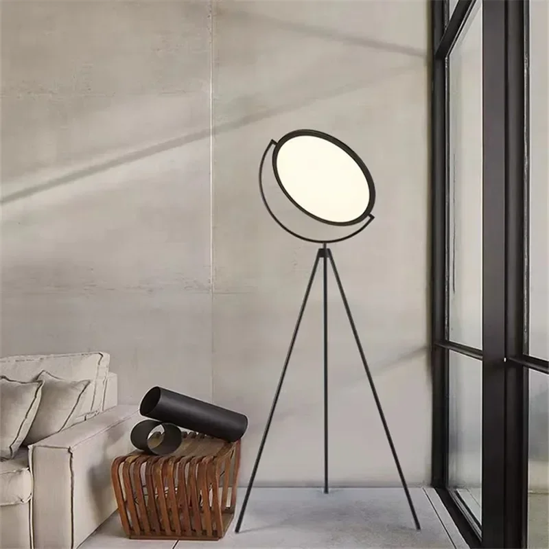 

Nordic Superloon full moon lampe design italien Bedside tripod lamp corner standing atmosphere LED floor lamp for living room