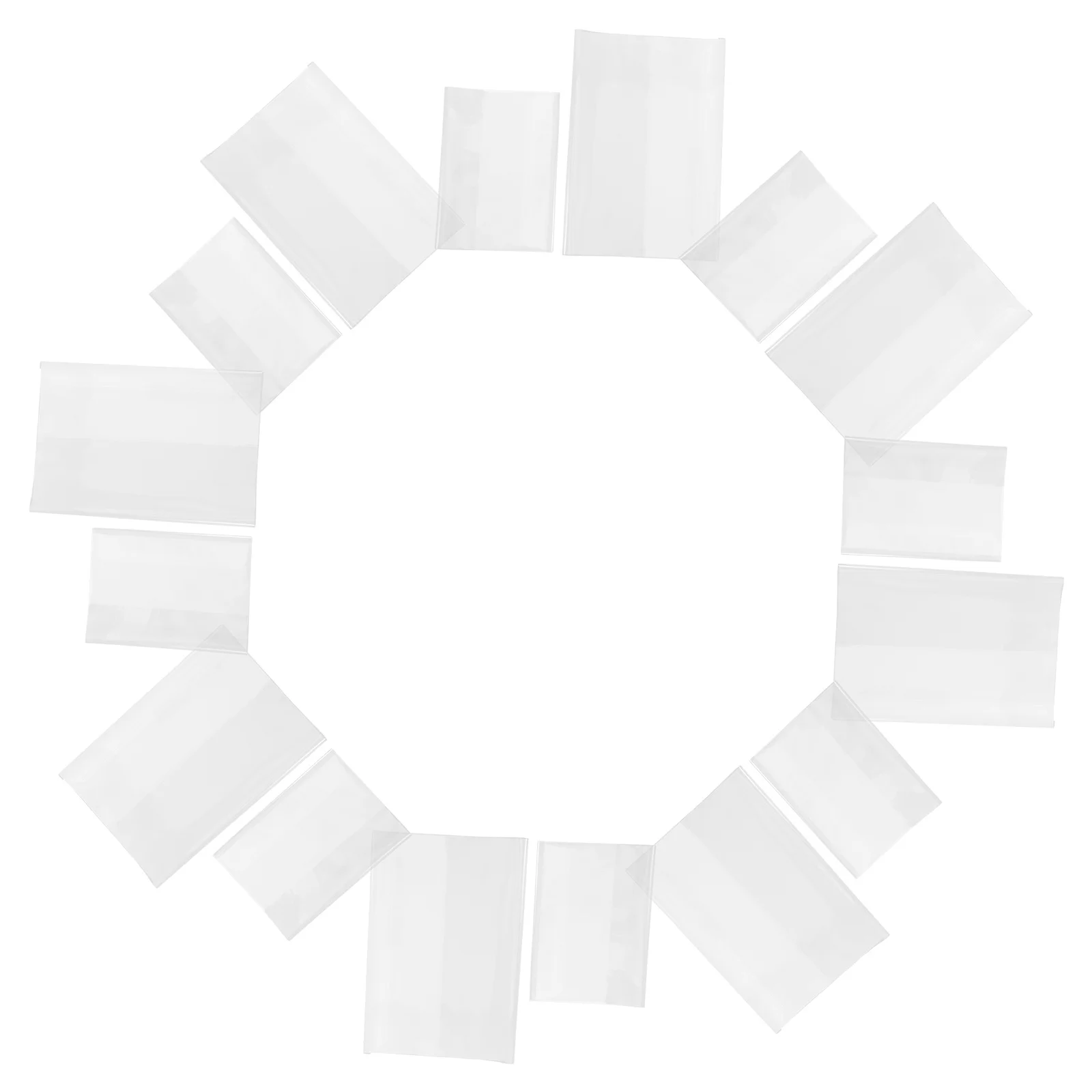 20 قطعة غطاء كتاب شفاف مضاد للخدش غطاء حماية للكمبيوتر المحمول واقي بلاستيكي شفاف لتغطية كتب الكتب المدرسية