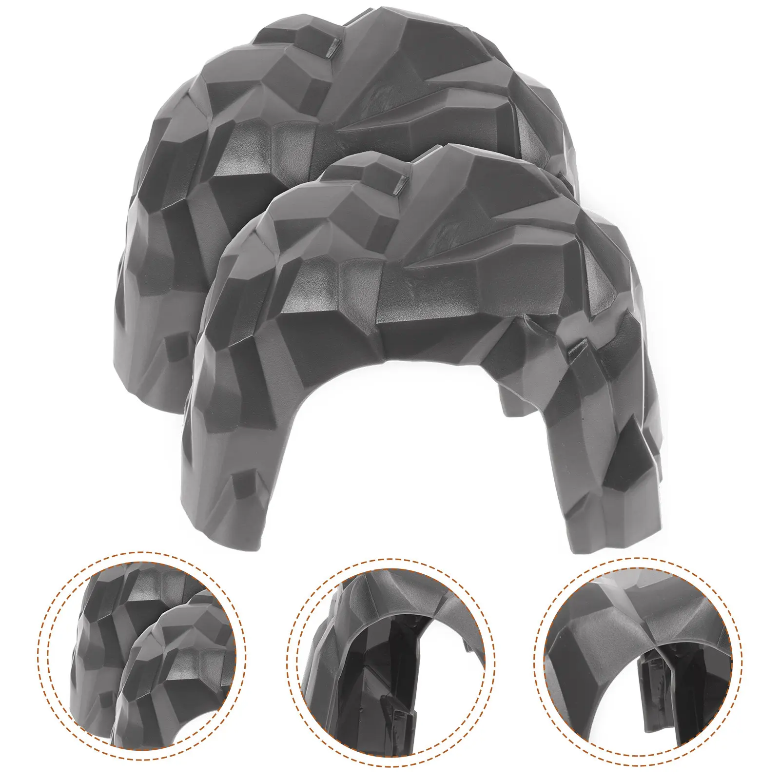 

Набор из 2-х реалистичных имитационных тоннелей-пещер для декоративной железной дороги, аксессуар для детских игр, модель для оформления железнодорожного макета