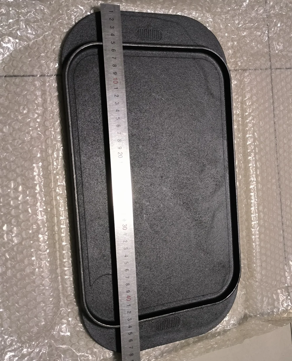 Thickened and enlarged cast iron steak grill plate Rectangular Barbecue Frying pan