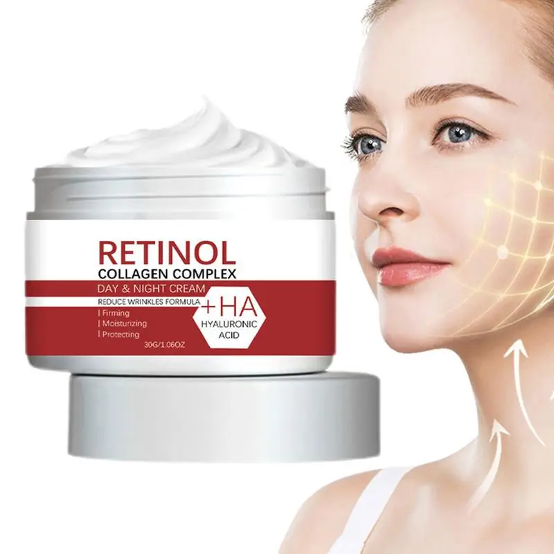 Retinol Moisturizing Face Cream Wrinkle Remover Anti-Aging Firming Lifting Fade Fine Line Serum Retinol Eye Cream