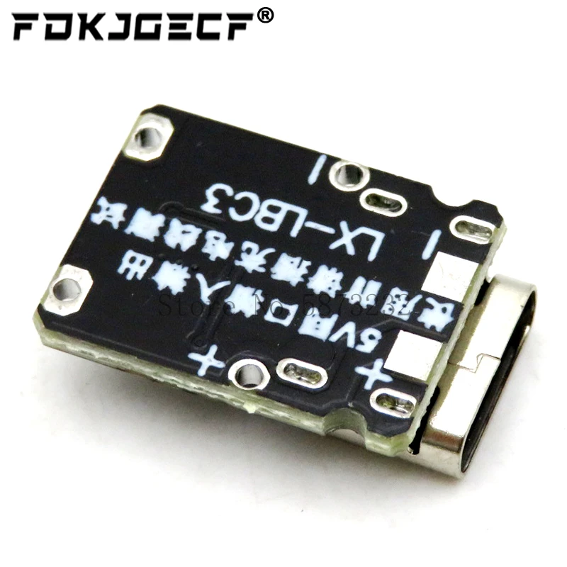 Type-C USB TP4057 1A Lithium Battery Charging Protection Board Module Polymer Battery Over TP4056 With Temperature Protection