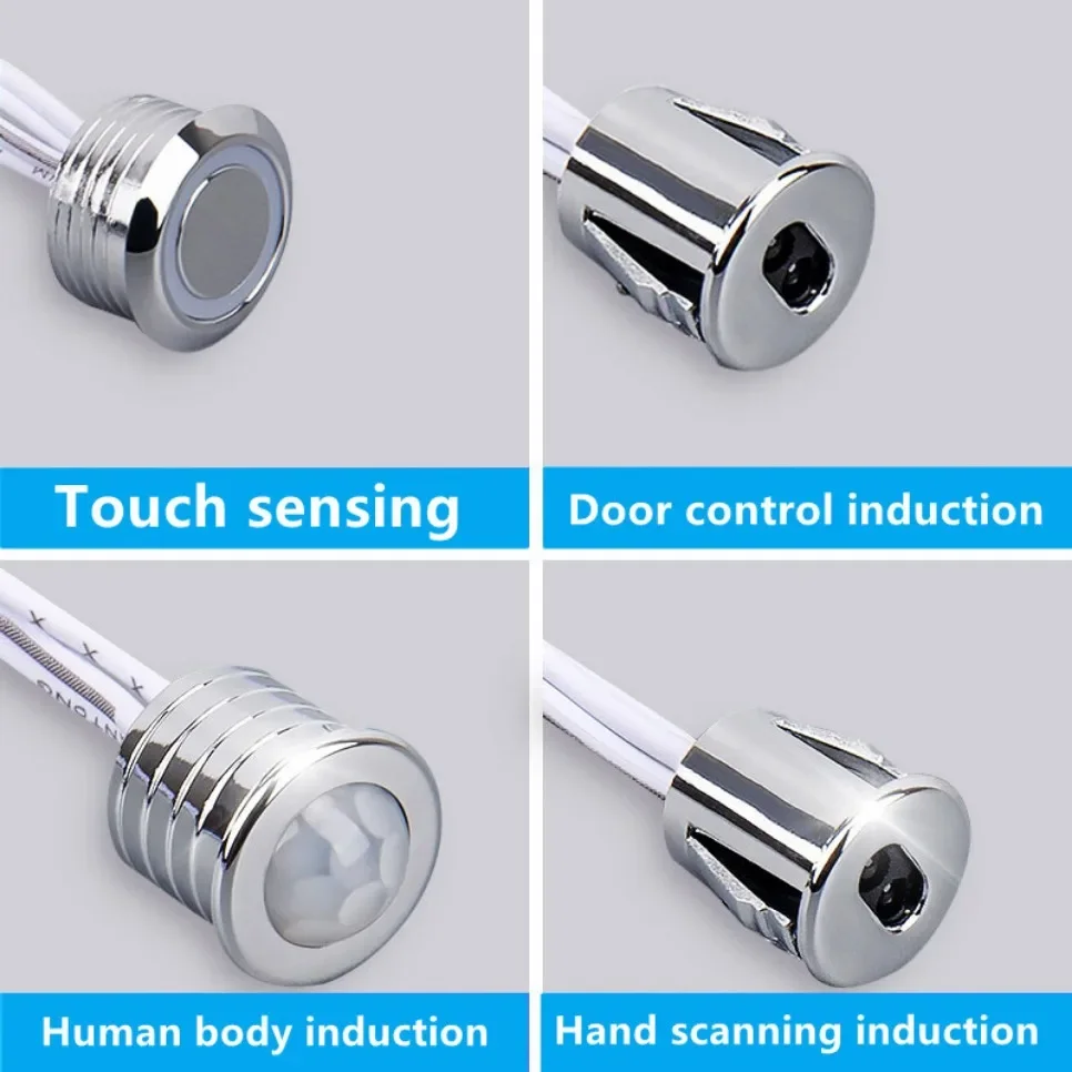 Touch sensor switch Hand Sweep Switch 5A 12V-24V IR Motion Sensor Hand Wave Scan Smart LED Closet Cabinet light/Wardrobe lamp