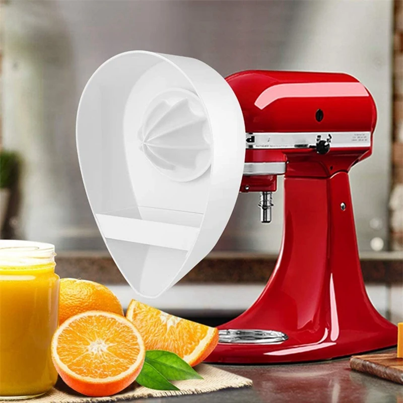 

2PCS Citrus Juice Attachment For Kitchenaid Stand Mixers (4.5QT/5QT) Juicer Stand Mixer Attachment Reamer Dishwashersafe