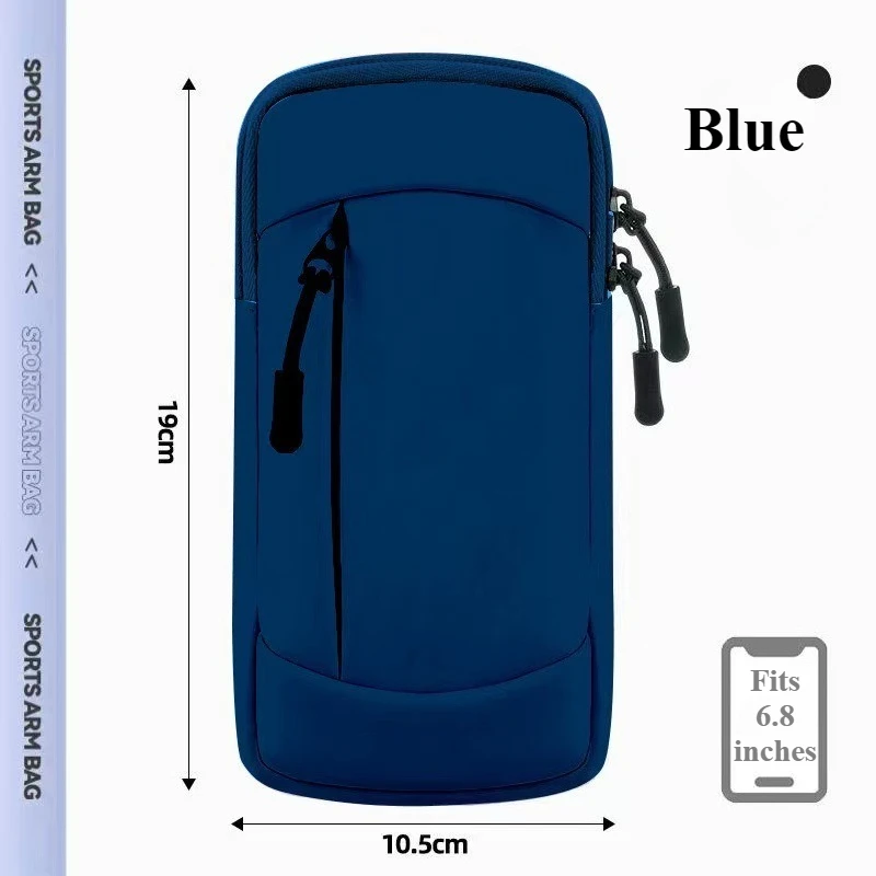 Hardlooparmband Telefoonhouder Buitensporten Telefoonzakje Unisex Armband Polstas Fitnessuitrusting Crossbody