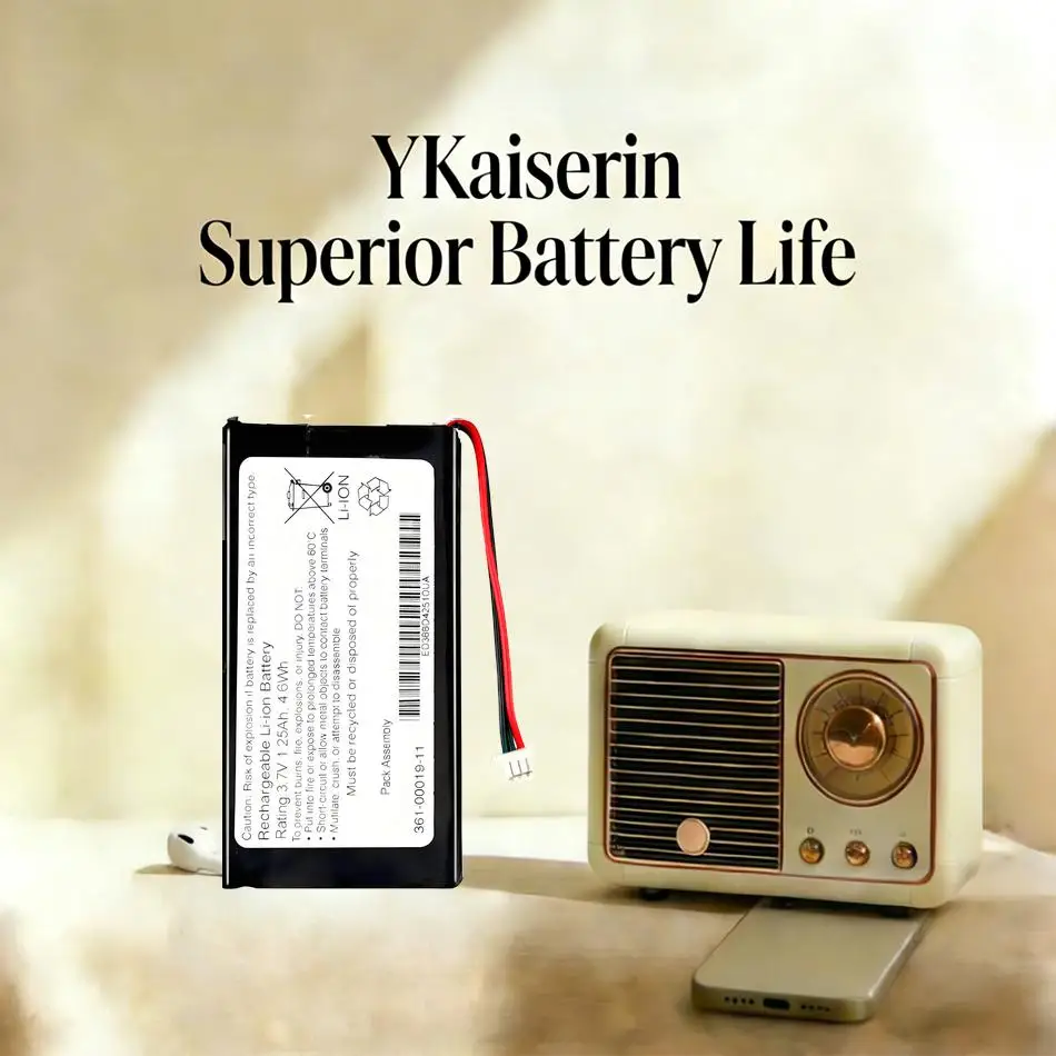 

1250Mah Long-Lasting Reliable Power Supply Gps Battery 361-00019-14 For Garmin Nuvi 1690, 1690T, 1695