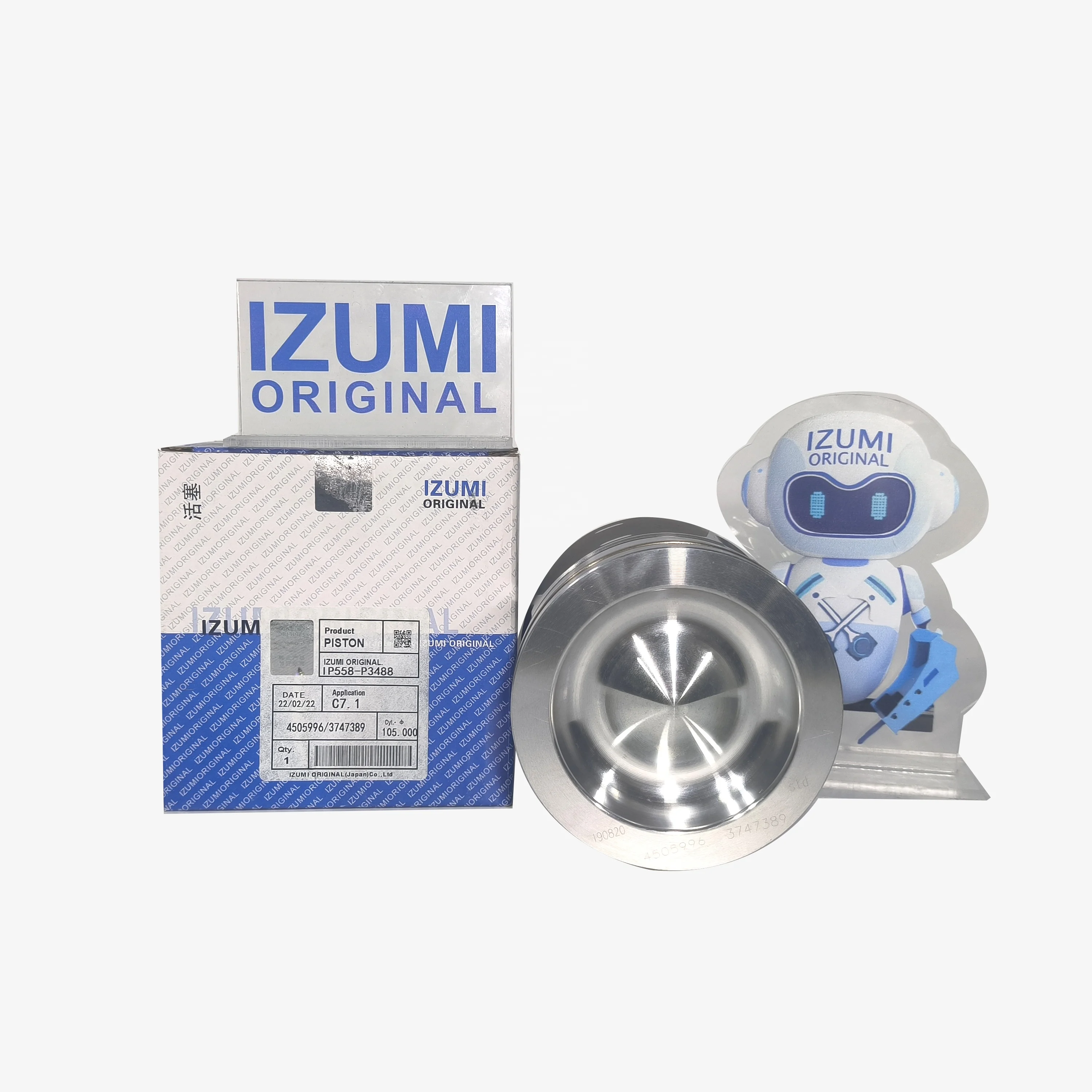 IZUMI Genuine C7.1 B3.3 6CT Engine Parts for Cummins High Quality Piston 370-7998 Engine Piston Kit