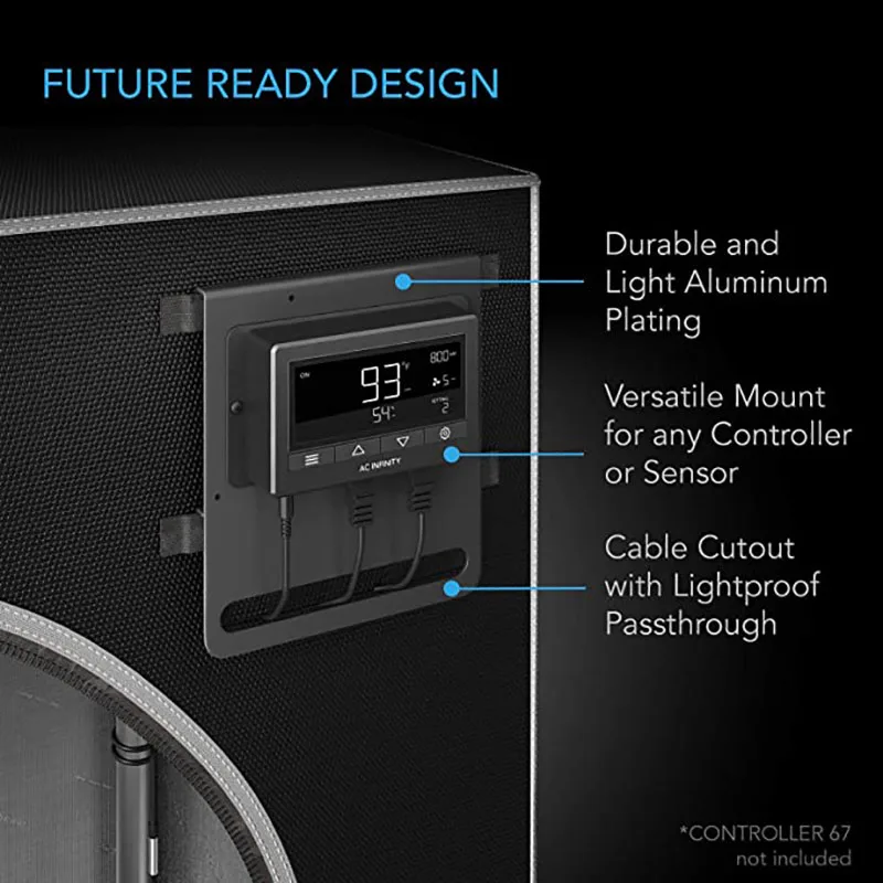 Imagem -03 - Hidroponia Interior Crescer Tenda Grow Room Box Plant Grow Reflective Mylar Estufas de Jardim Não Tóxicas 120 150 200 240 300cm