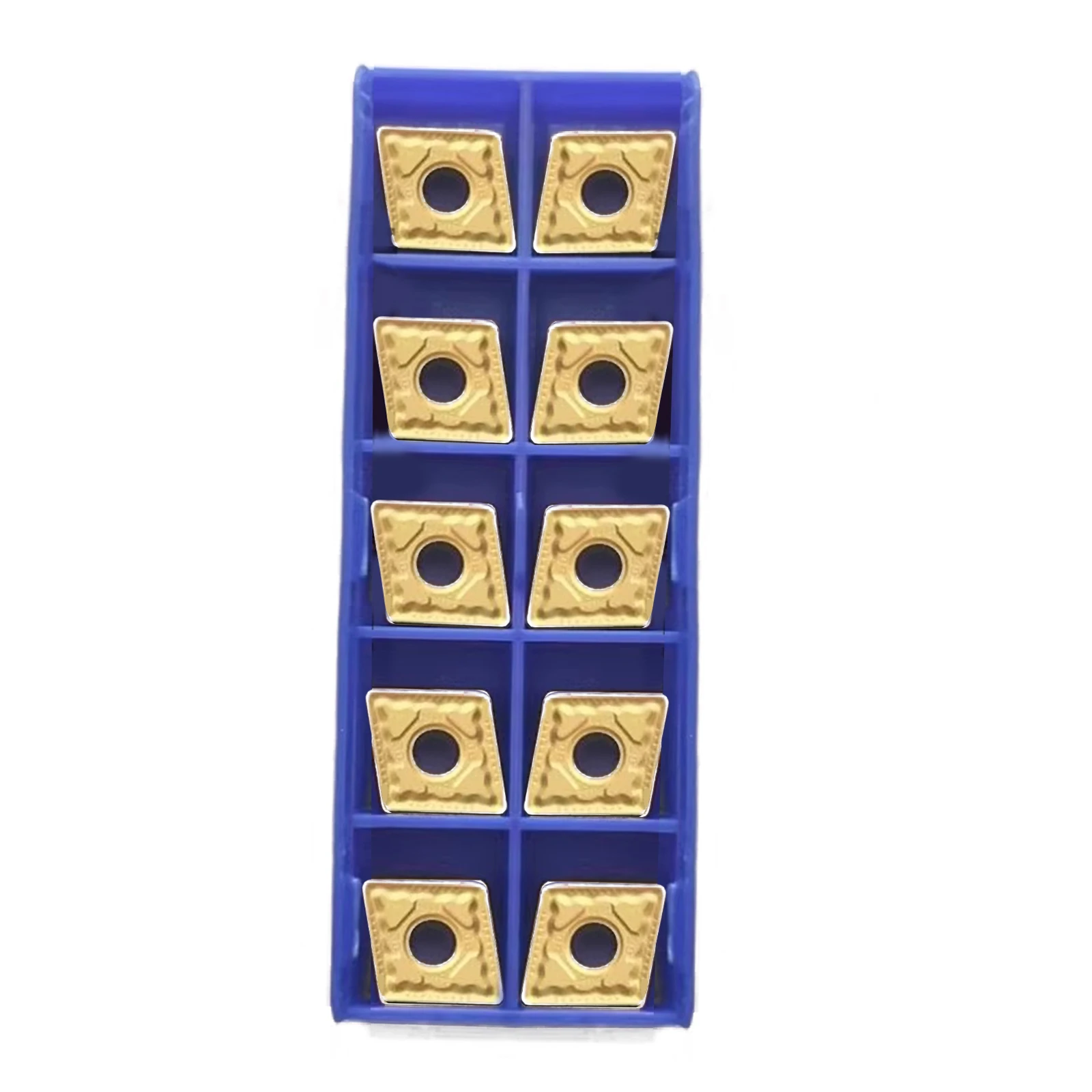 Achieve in machining tasks 10pcs CNMG 432 MA Gold Carbide Turning Inserts for steel and stainless steel processing