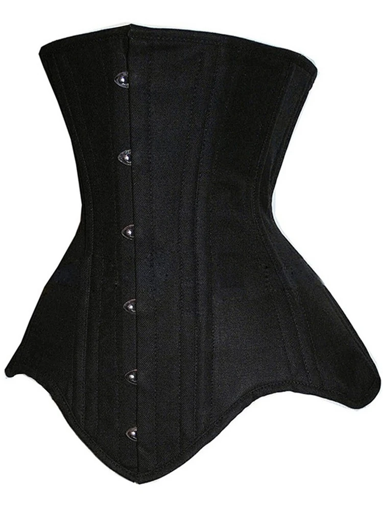 Algodão duplo aço desossado cintura cincher para mulheres, envoltório virilha, corte espartilho, cinto aparador ajustável barriga tuck cinta, con barriga