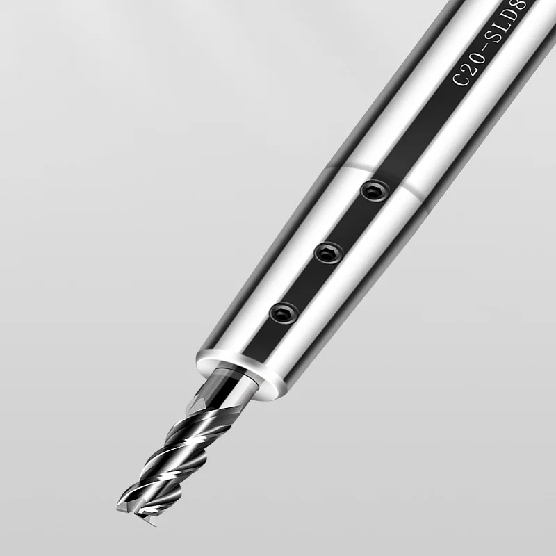 Side-Fixed Extension Rod SLD Extension Rod High-Precision Anti-Seismic Deep Hole Small Straight Shank C8C10C12 Tool Holder