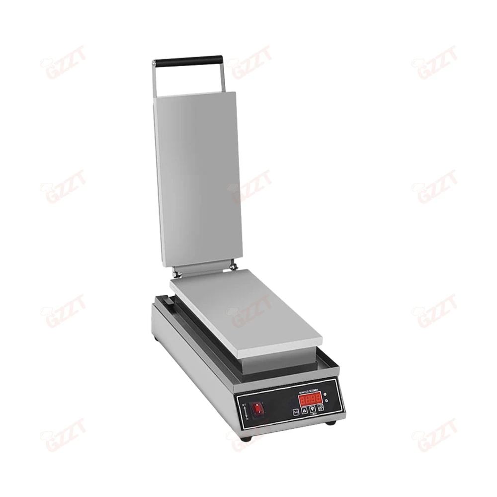 110V 220V 2200W Commercial Electric Egg Cookies Machine With CE Non-stick Egg Rolls Waffer Maker Electric Waffle Roll Maker