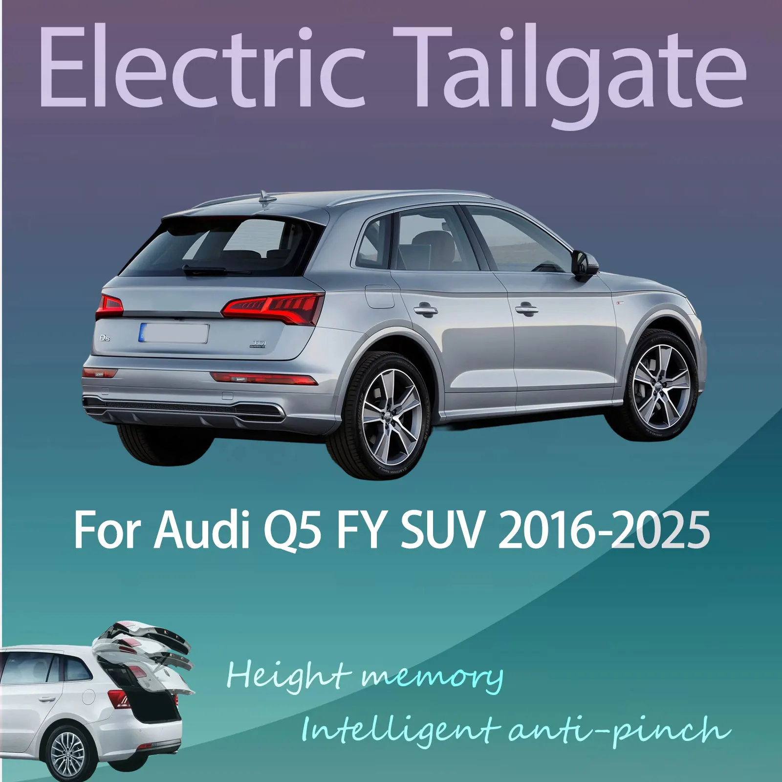

For Audi Q5 FY SUV 2016-2025 Electric Modified Tailgate Intelligent Height Automatic Lifting Key-Controlled Trunk
