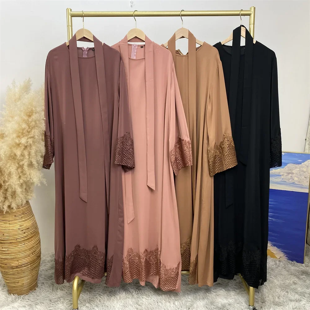 

Muslim Long Dresses Dubai Kimono Abaya For Women Embroidery Turkey Modest Robe Arab Islam Hijab Maxi Dress Moroccan Caftan Women