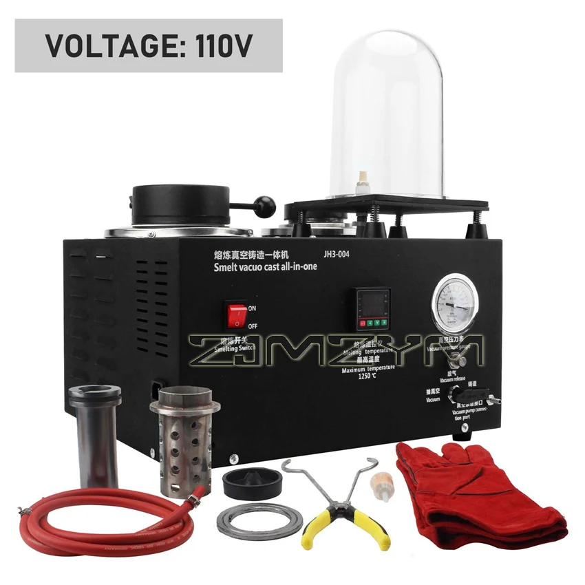 Imagem -05 - Máquina de Fundição de Jóias de Metal Precioso Vácuo e Equipamentos de Fusão Refino Ferramenta de Fundição de Jóias 13kg 220v 110v 1800w em 1
