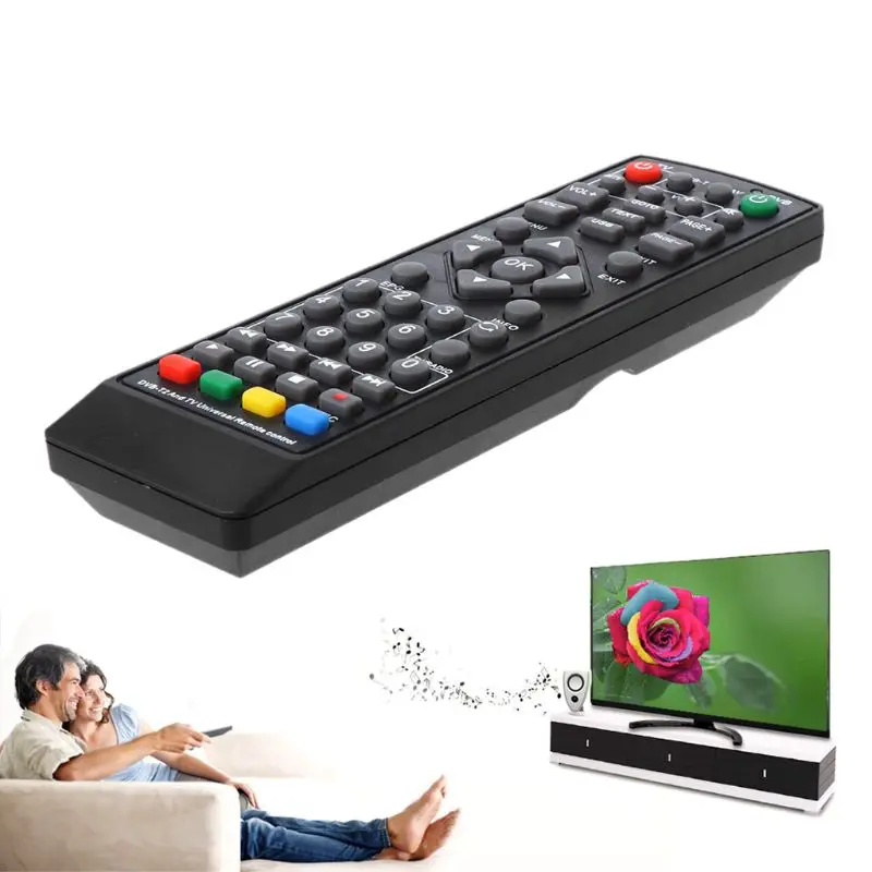 Universal Wireless Remote Control Controller Replacement for DVB-T2 for Smart Television STB HDTV for Smart Set Top TV B