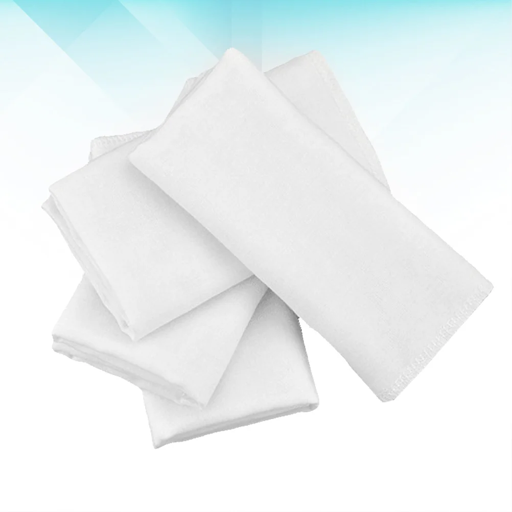 5 Pcs High Density Tie-dye White Handkerchiefs DIY Pure Cotton Accessories Handmade Noserag