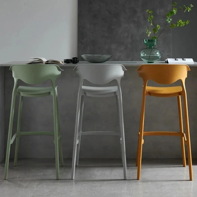 

Comfortable Style Bar Chairs Plastic Designer Bedroom Restaurant Bar