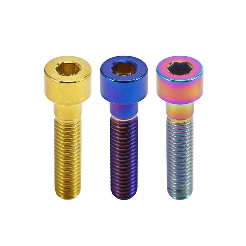 M5 M6 M8 Green Black Golden Purple Blue Hex Socket Allen Moter Screw Bolt