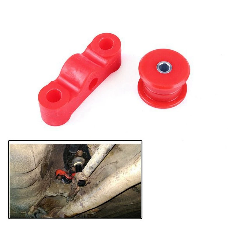 Red Polyurethane Transmission Bushing Gear Lever Bushing Kit For Honda D-Series 92-00