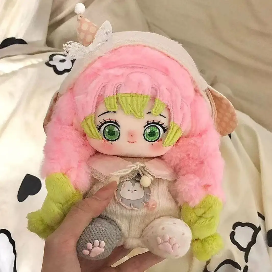 20 سنتيمتر أنيمي شيطان القاتل القطن دمية Kawaii أفخم دمية فتاة الكرتون Kanroji Mitsuri لعبة تأثيري غرفة ديكور الولادة هدايا السنة الجديدة