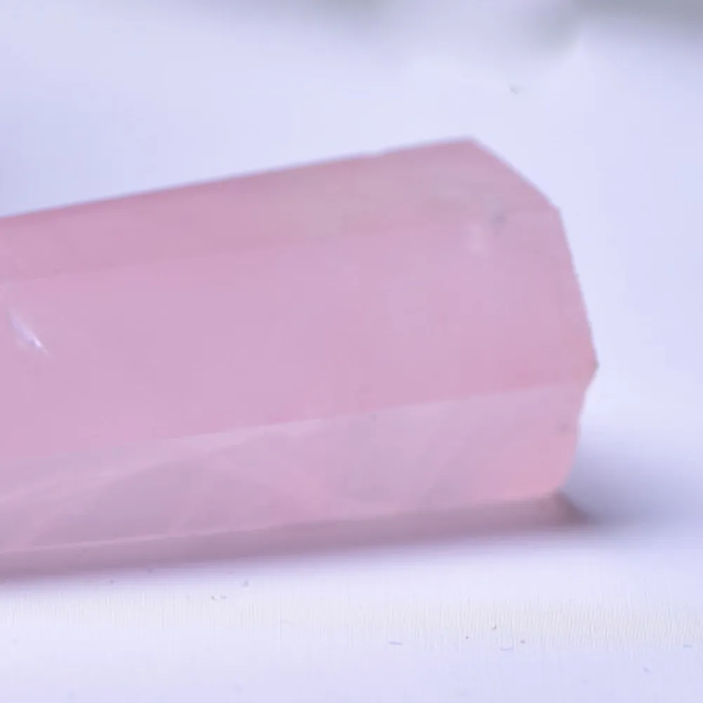60Mm-65Mm Self-Standing 6-Sided Rose Quartz Crystal Points for Healing Chakra Balancing Meditation Energy Protection Feng Shui