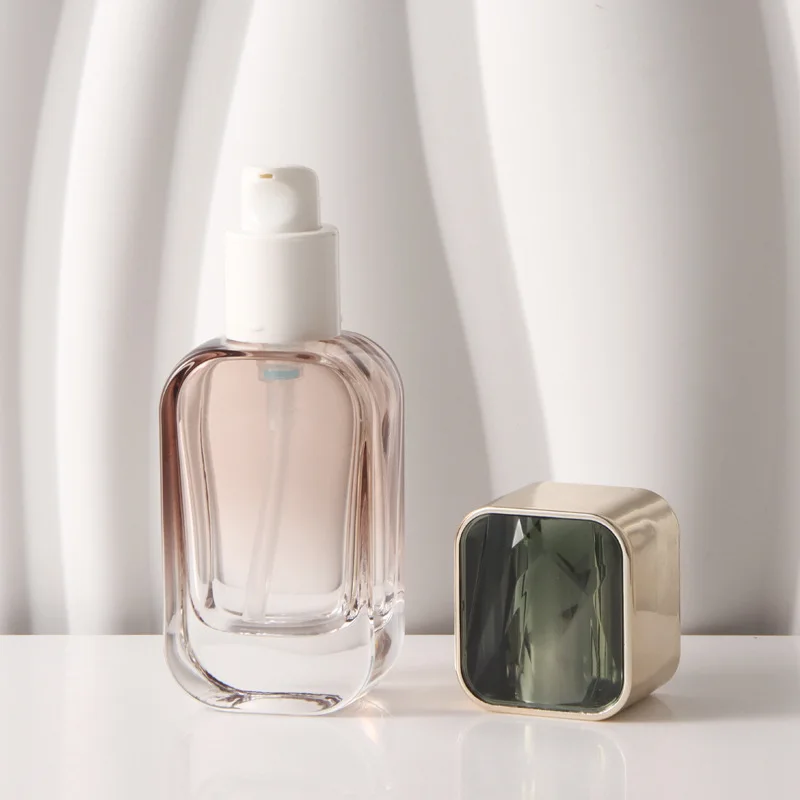 Lotion Bottle 30ml Stained Glass Fine Spray Bottle 30ml High Quality Skin Care Product Container Essence Toner Empty Pump Bottle